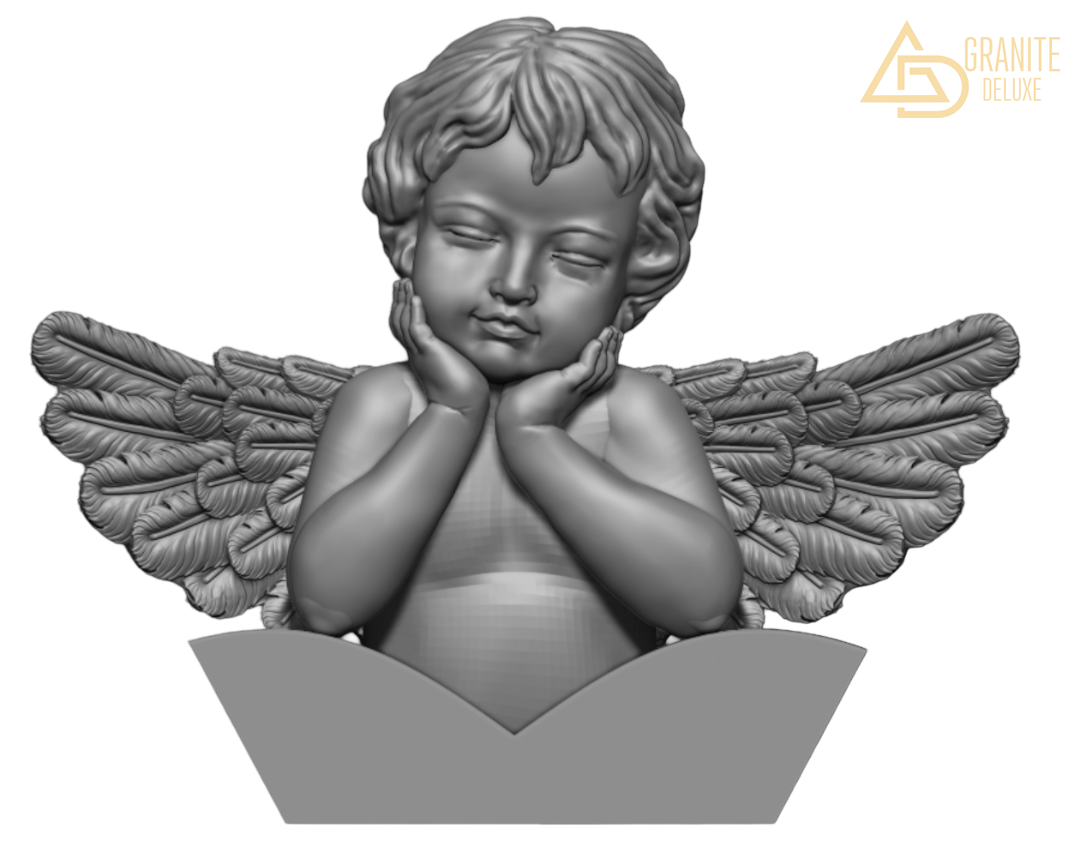 Резной памятник «Детская молитва» 1084