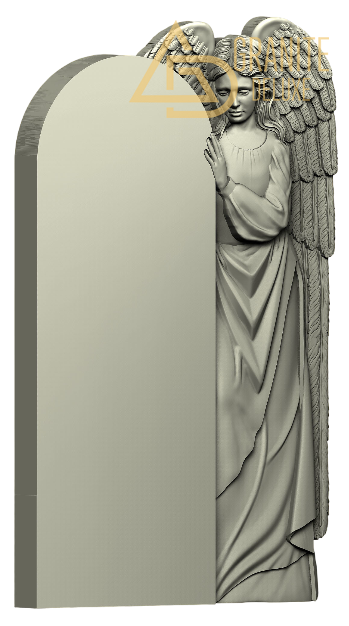 Резной памятник «Страж молчания» 1090