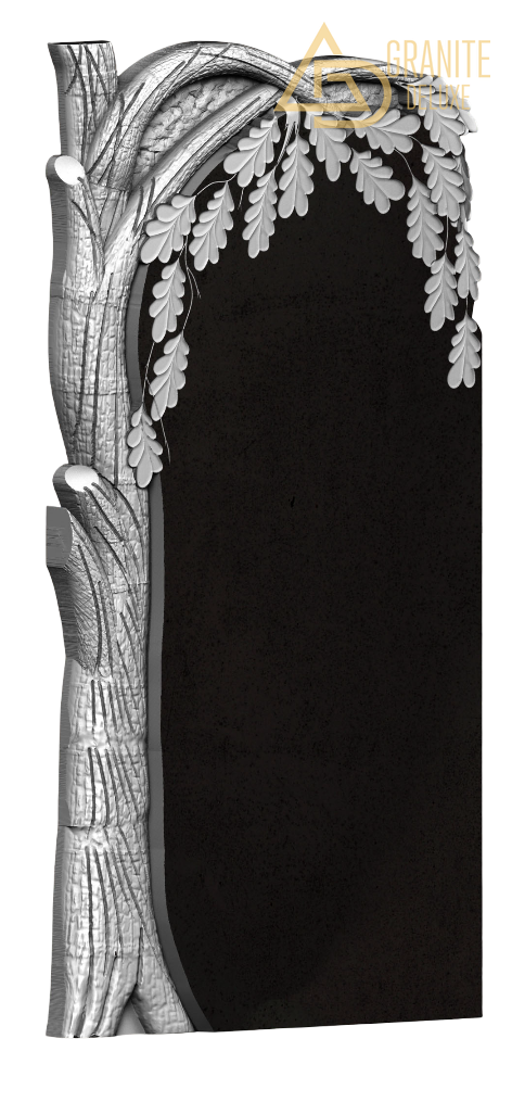 Резной памятник «Дубовая стена» 1105