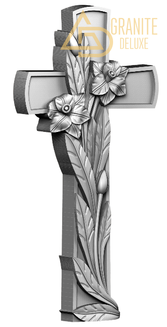 Резной памятник «Цветущий символ» 1131