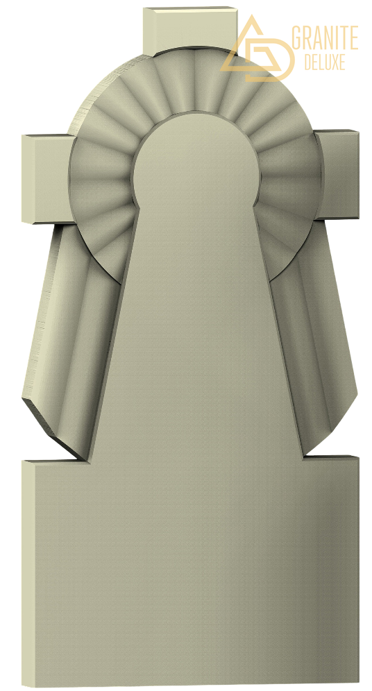 Резной памятник «Солнечный крест» 1155