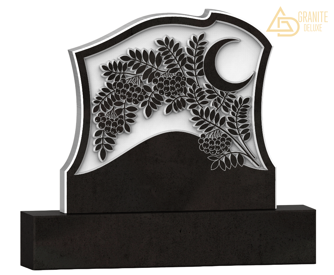 Резной памятник «Свет папоротника» 1159