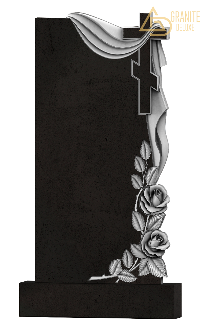 Резной памятник «Покров и роза» 1163