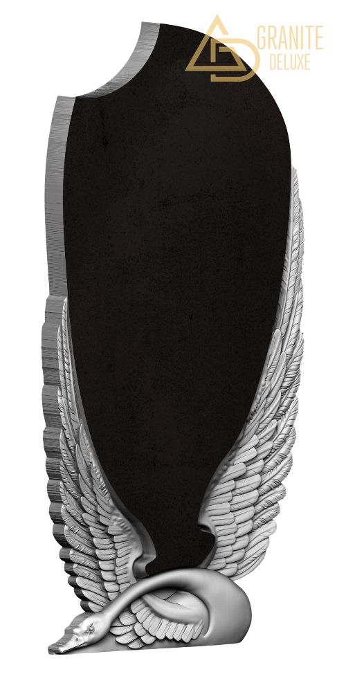 Резной памятник «Лебединая скорбь» 1196