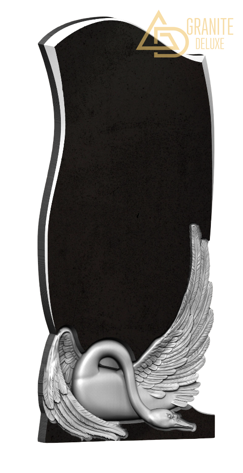 Резной памятник «Лебединое прощание» 1198