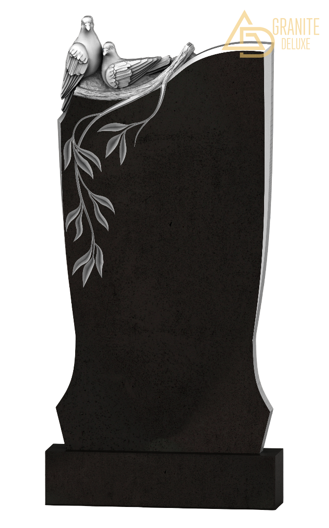 Резной памятник «На ветке у края» 1209