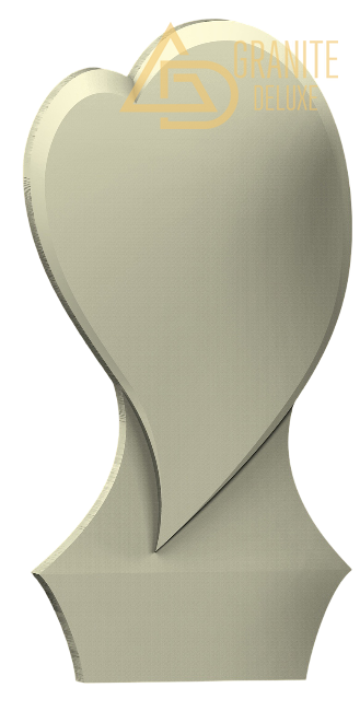 Резной памятник «Сердце вечности» 1232