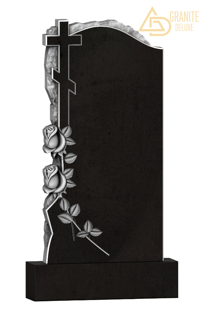 Резной памятник «Цветы веры» 1301