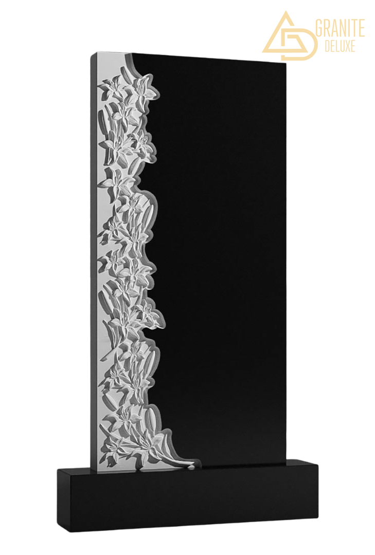 Резной памятник «Цветочная грань» 1328