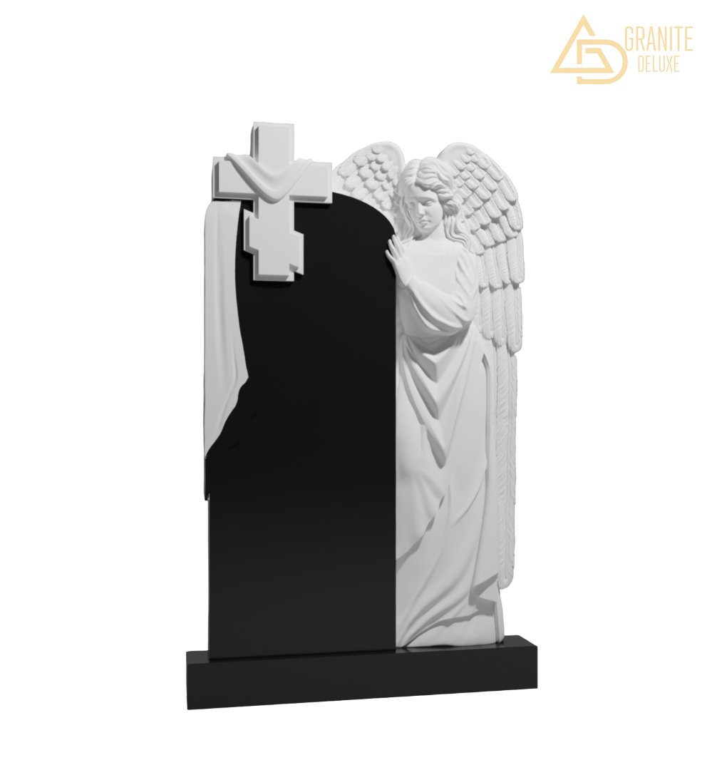 Резной памятник «Ангел-хранитель» 1322